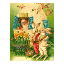 Vintage Easter Bunny Postcard