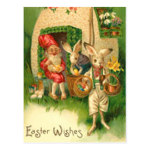 Vintage Easter Bunny Postcard