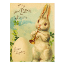 Vintage Easter Bunny Postcard