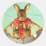 Vintage Easter Bunny Stickers