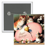 Vintage - Easter Greetings Pinback Button