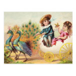 Vintage Easter Peacocks Postcards