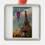 Vintage Eiffel Tower Christmas Tree Ornament