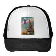 Vintage Eiffel Tower Trucker Hat