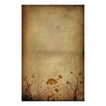 Vintage Elegance Floral Custom Stationery