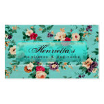 Vintage Elegant Pink Red Roses Wallpaper business cards