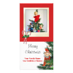 Vintage Elf Personalised Photo Card