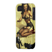 Vintage Elvgren Puppeteer Pin up girl Iphone Cover iPhone 4/4S Cover