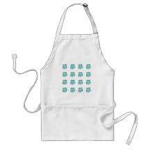 Vintage Embroidery Style Flowers Aprons