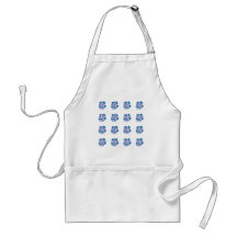 Vintage Embroidery Style Flowers Aprons