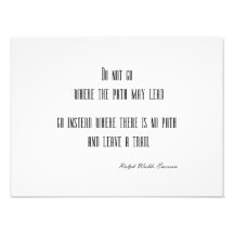 Vintage Emerson Inspirational Quote Customizable Photo Art