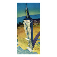 Vintage Empire State Building New York City Rack Cards