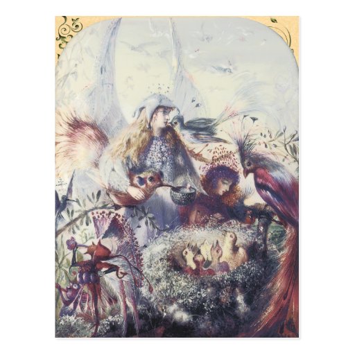 Vintage Faerie Postcard