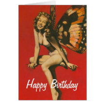 Vintage Fairy Birthday Card