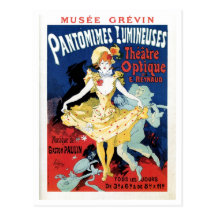 Vintage film history art nouveau postcards