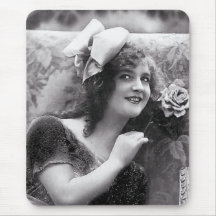 Vintage Flapper (89) Mousepads