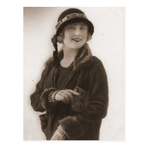 Vintage Flapper Photograph (145) Postcards