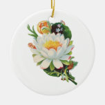 Vintage Floral 4 Christmas Ornament
