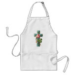 Vintage Floral Cross Aprons