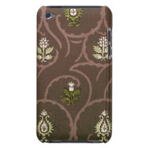 Vintage Floral - Earth Tones Barely There iPod Cases