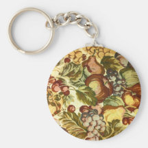 Vintage Floral Pattern Key Chains