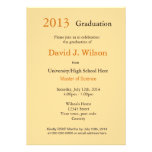 Vintage floral sunflowers graduation announcement