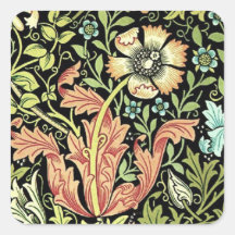 Vintage Floral Wallpaper Sticker