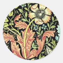 Vintage Floral Wallpaper Stickers