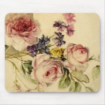 Vintage Florals from 18th Century Mousepads