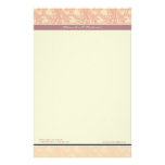 Vintage Flourish Eggplant Customised Stationery