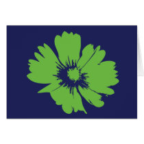 Vintage Flower Greeting Card cards