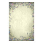Vintage Flowers & Butterfly's Wedding Customized Stationery