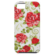 vintage flowers iPhone 5 cover