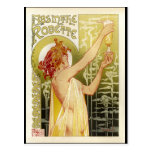 Vintage French Absinthe Advertisement Post Card