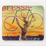 Vintage French Bicycle Art Mousepad ~