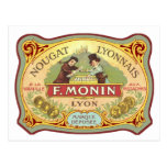 Vintage French Candy Label Post Card