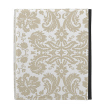 Vintage french floral art nouveau pattern iPad case