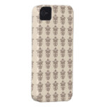 Vintage french floral art nouveau petit point iPhone 4 Case-Mate cases