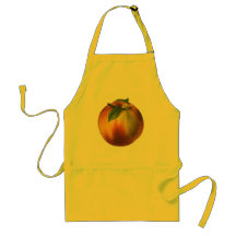 Vintage Fruit; Peach Aprons