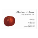 Vintage Fruit; Ripe Red Delicious Apple Business Card Templates