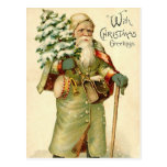 Vintage German Santa Postcard
