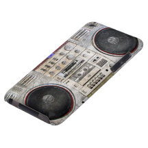 vintage ghetto blaster iPod touch case