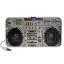vintage ghetto blaster iPhone speaker