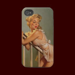 Vintage Gil Elvgren Pinup Girl iphone 4 Tough Case casemate cases