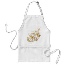 Vintage Gold Apron
