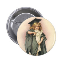 Vintage Graduation, Congratulations Class of 2012 Button