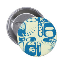 Vintage Graffiti seamless pattern Buttons