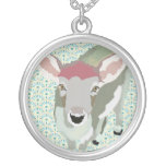Vintage Grey Fawn Necklace