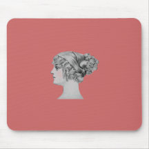 Vintage Hairstyle Mouse Pad