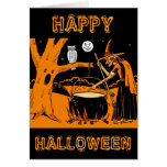 Vintage Halloween Art Card